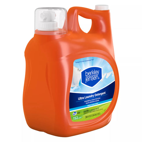 Berkley Jensen Ultra Liquid Laundry Detergent - Fresh Clean Scent, 152 loads/ 200 oz